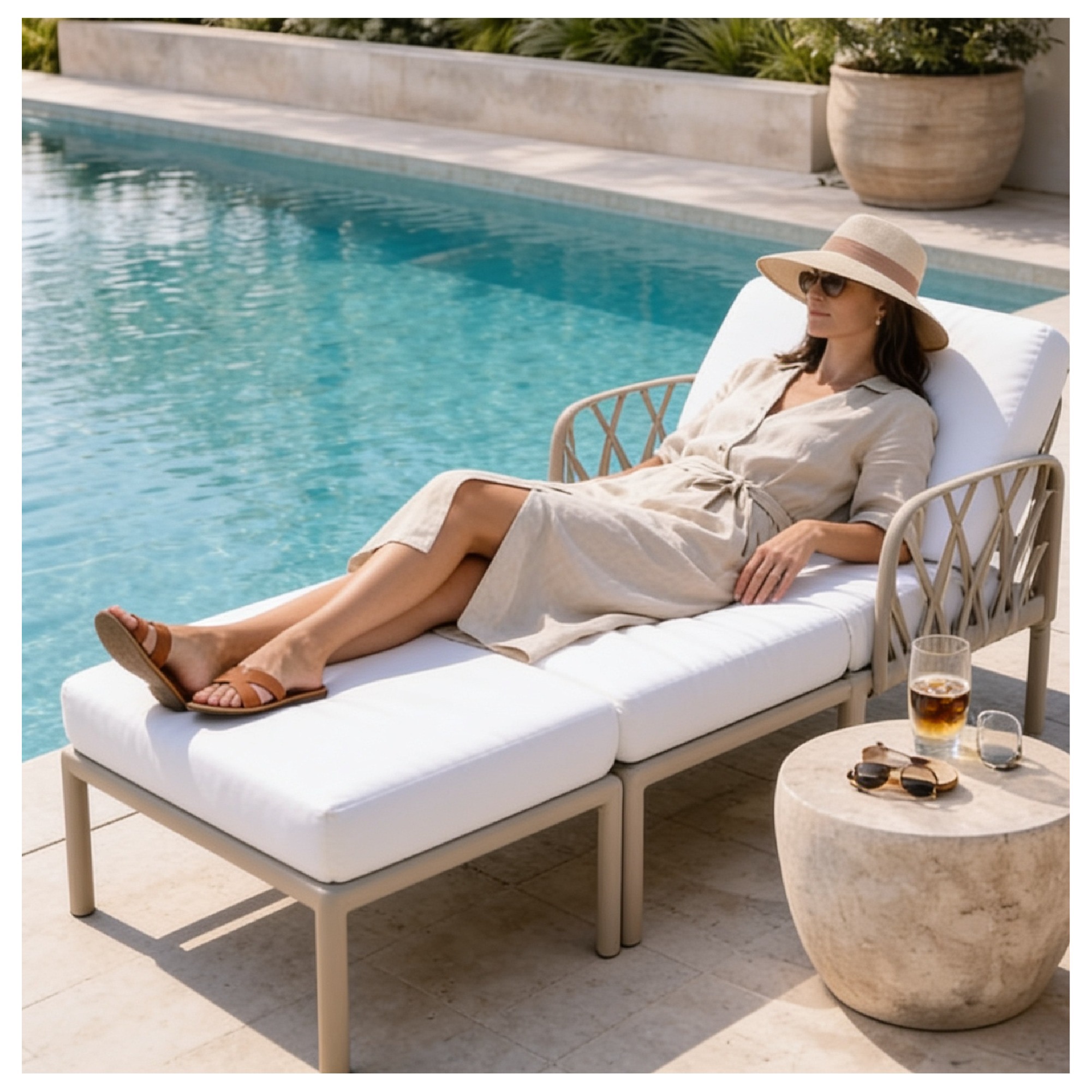Bain de soleil 1 place GARDA