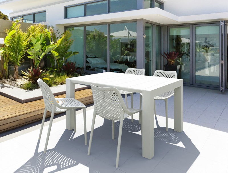 kare mobilier, MOBILIER DE COLLECTIVITÉ,Chaise AIR SANS ACCOUDOIRS Blanc