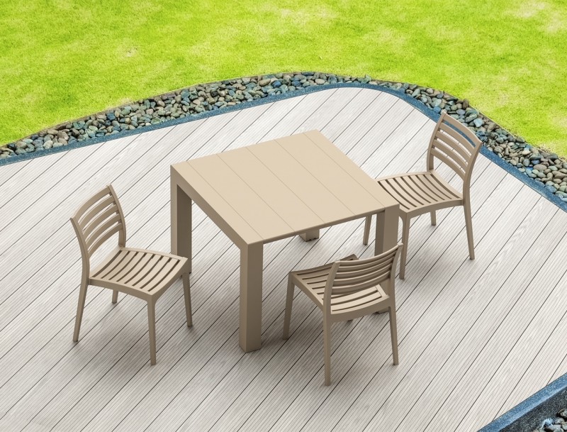 kare mobilier, MOBILIER DE COLLECTIVITÉ,Chaise Ares Taupe