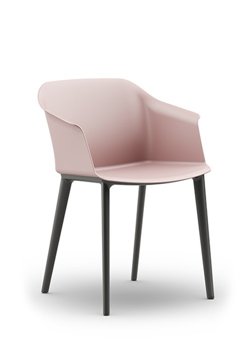 kare mobilier, MOBILIER DE COLLECTIVITÉ,Chaise  AURORA ROSE POUDRE