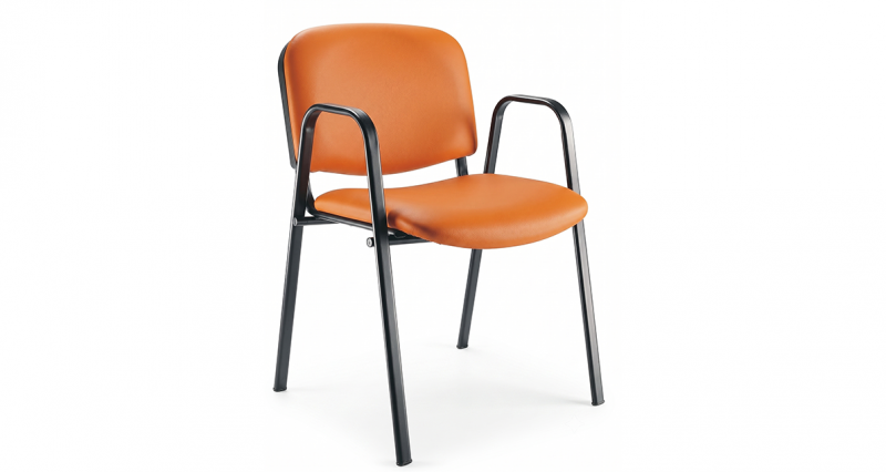 kare mobilier, SIÈGES,Chaise ISO - Accd En Métal