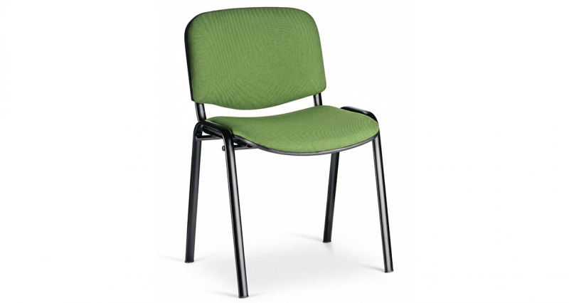 kare mobilier, SIÈGES,Chaise ISO - Noir / Chromée