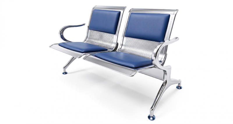 kare mobilier, SIÈGES,Chaise Jumelée ALA - 2 Places - Tapissée