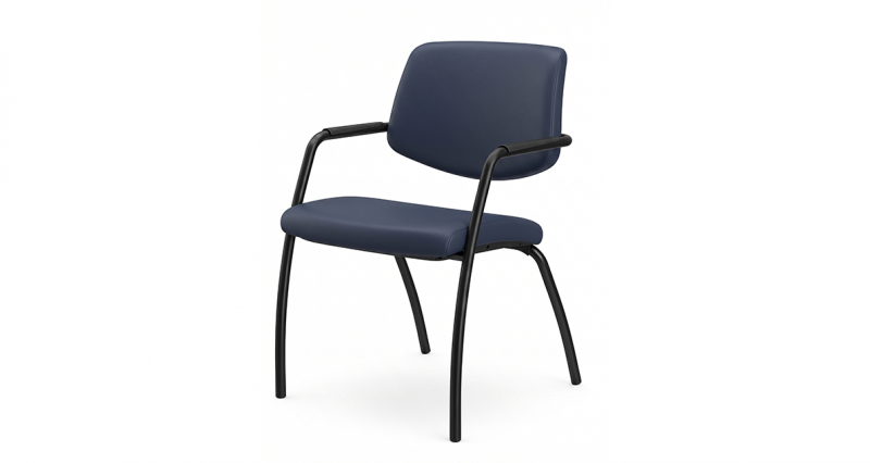 kare mobilier, SIÈGES,Chaise MAGIX - 4 pieds - Noir