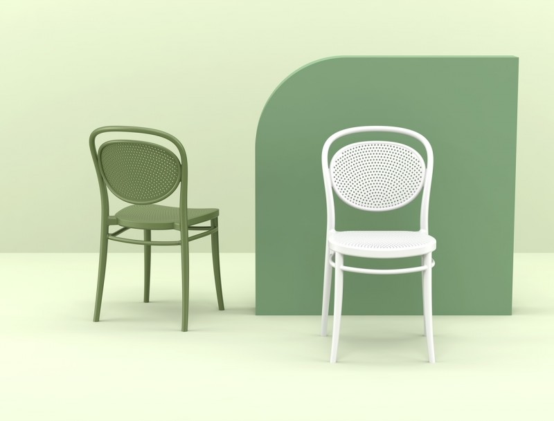 Chaise Marcel vert