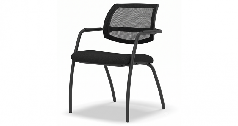 kare mobilier, SIÈGES,Chaise URBAN - 4 pieds - Noir