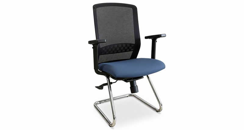 kare mobilier, SIÈGES,Fauteuil TEKNA - Luge Noir / Chromée