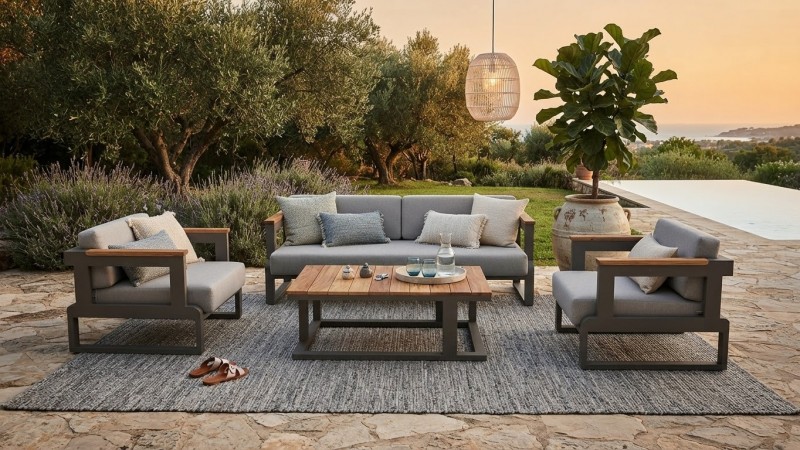 kare mobilier, MOBILIER DE JARDIN,Salon FIONA