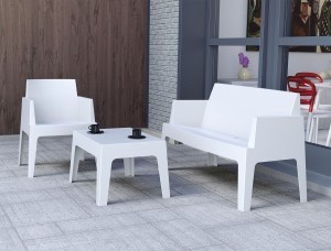 kare mobilier, Tables ,Table basse box blanc