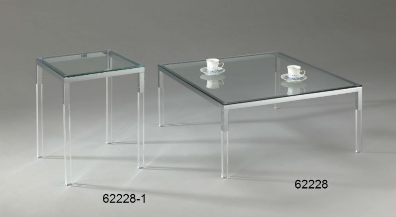 kare mobilier, Table basse &Table de coin,Table basse et table de coin fantini chrome