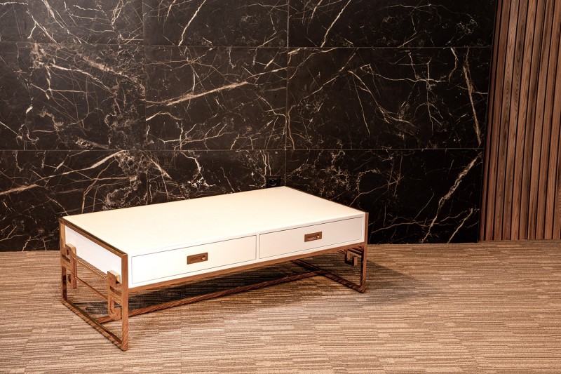 kare mobilier, Table basse &Table de coin,Table basse Jocise en inox dore