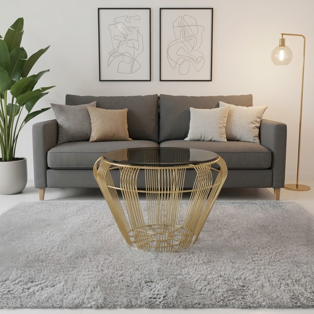 Table basse Pulse dore