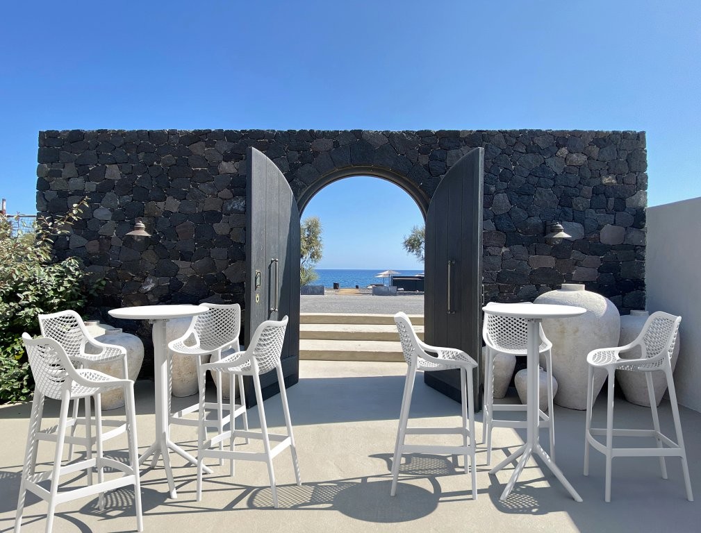 Table Haute Sky Rabattable Blanc